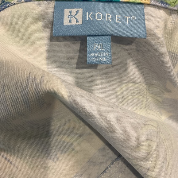 Koret Lightweight Tropical Print Denim Jacket - Picture 7 of 11